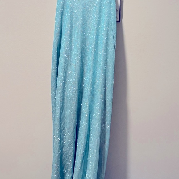 B DARLIN Slitted Zip Crisscross Adjustable Straps V Neck Formal Gown Dress 9\10 - Picture 8 of 8